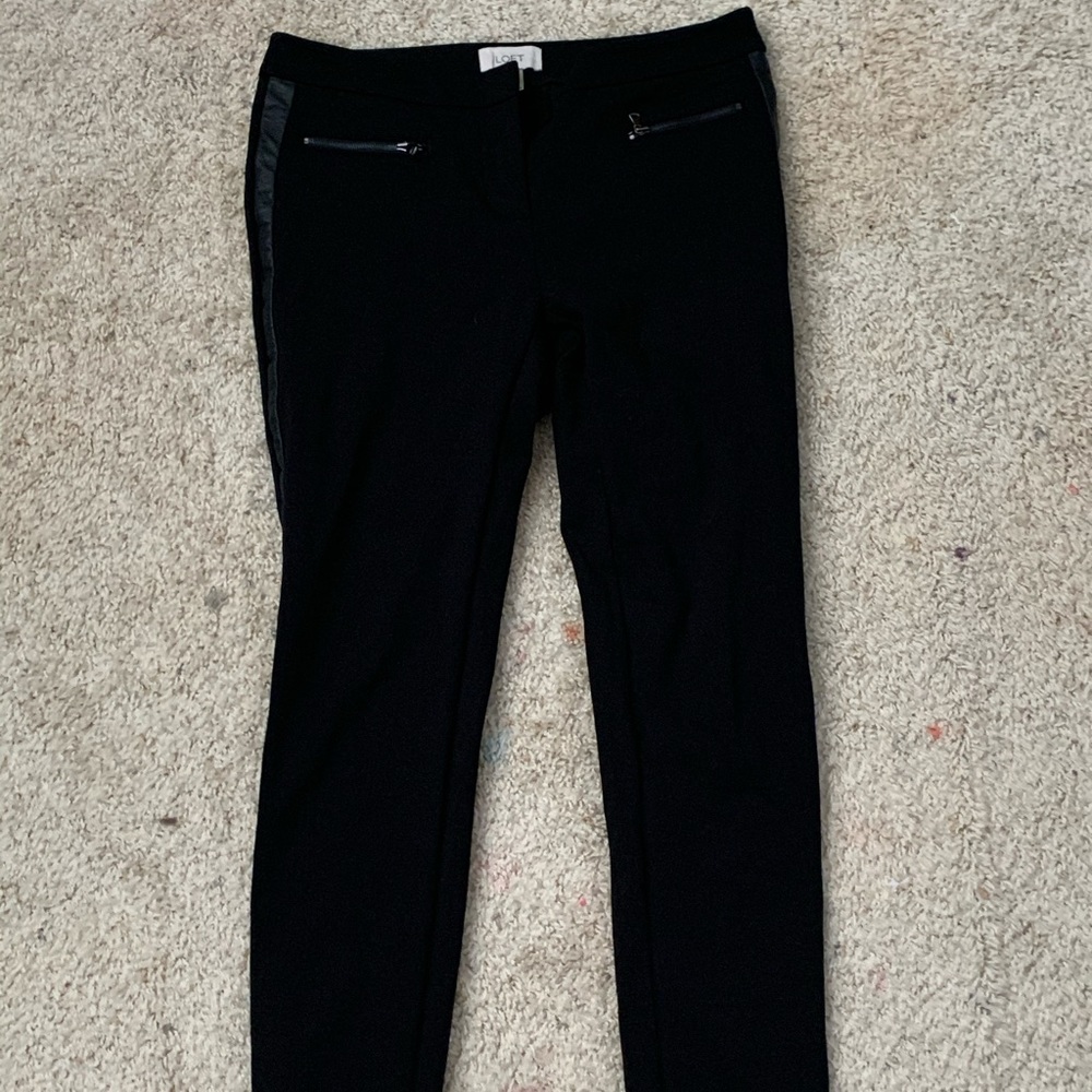 LOFT Striped leg Dress Pants